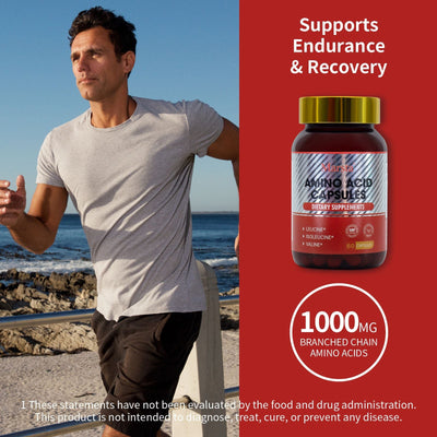Premium Amino Acid Capsules - 60 Count