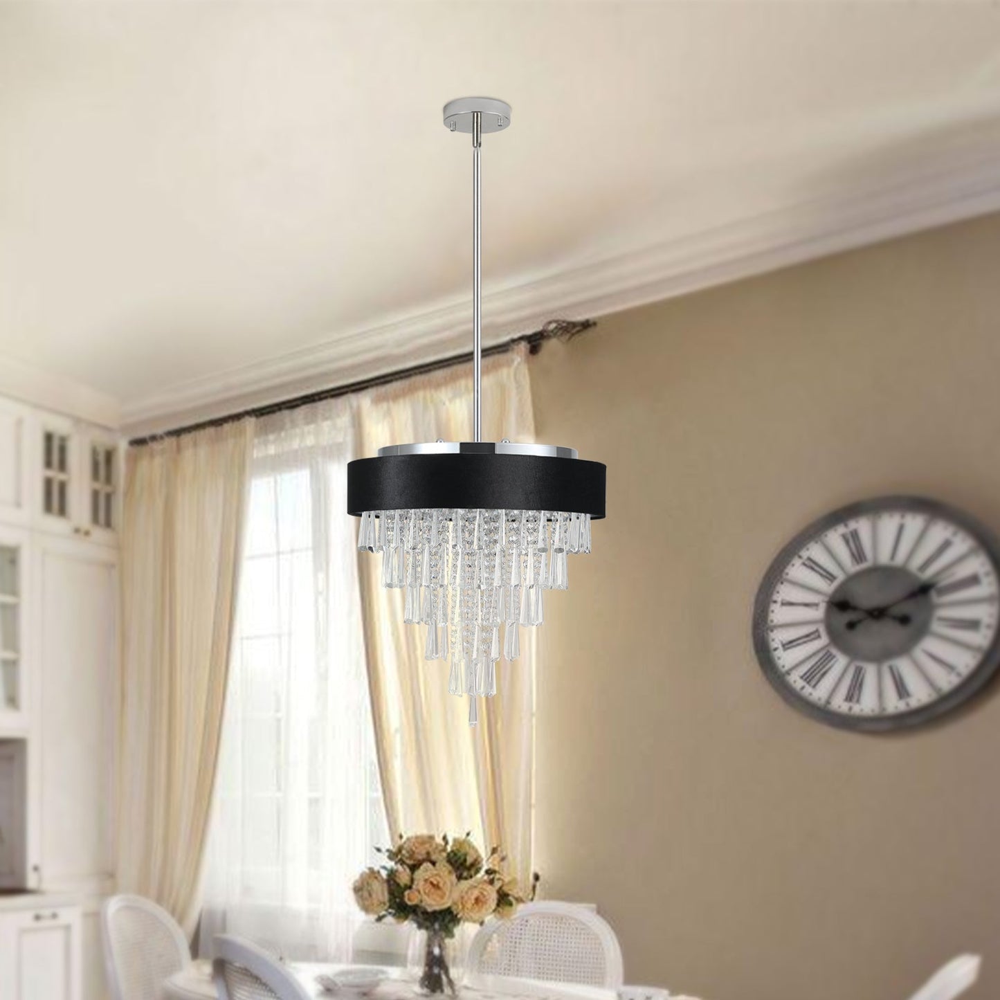 Modern Crystal Chandelier for  Living-Room Round Cristal Lamp Luxury Home Decor  Light Fixture - Korvel