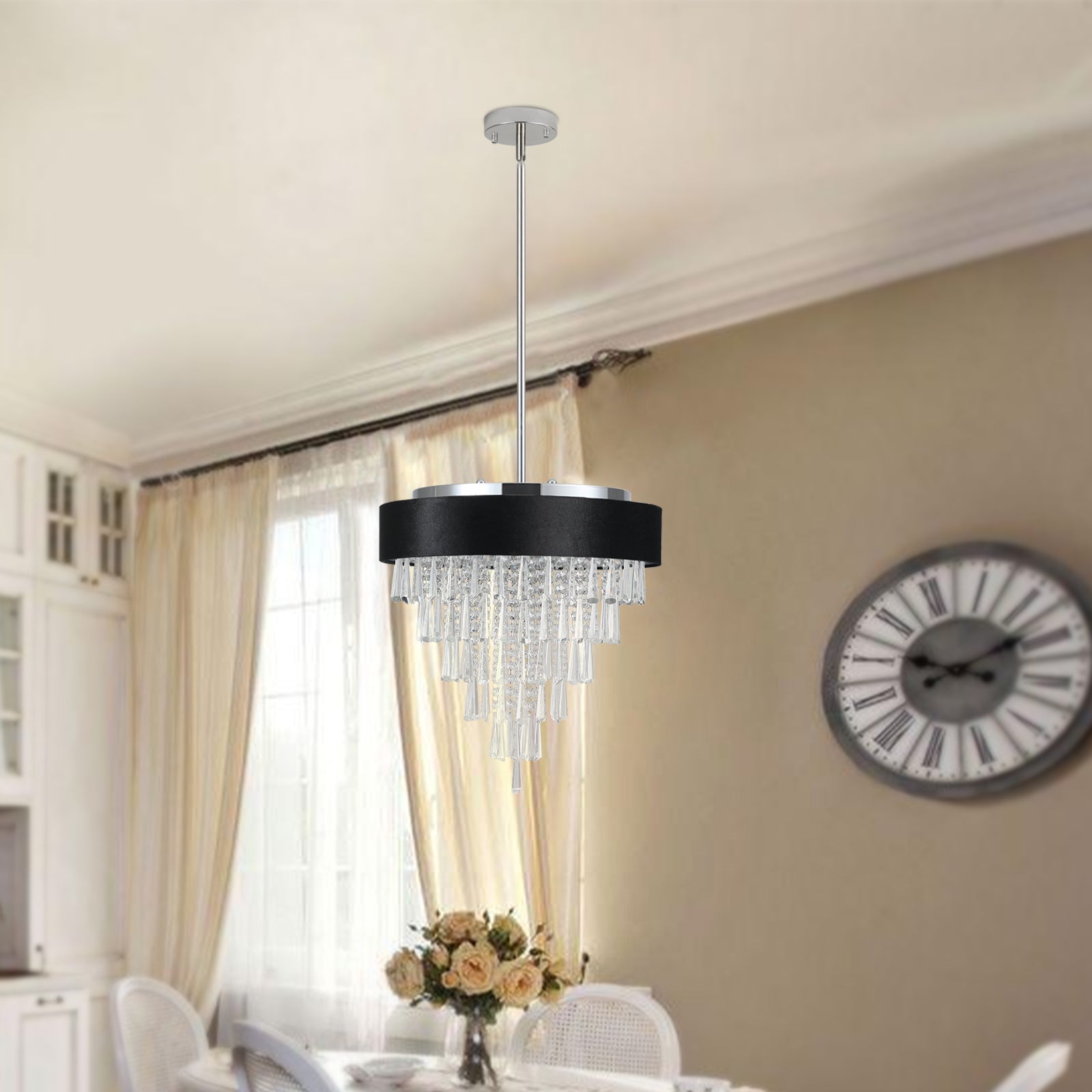 Modern Crystal Chandelier for  Living-Room Round Cristal Lamp Luxury Home Decor  Light Fixture - Korvel