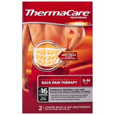 ThermaCare Advanced Back Pain Therapy Heatwraps - 2 Ct Box
