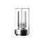 Gold black silver cross shaped desk lamp button touch US charging decorative desk lamp - Korvel