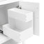 30" Bathroom Vanity with Sink  Multi-functional Bathroom Cabinet with Doors and Drawers Solid Frame and MDF Board, White - Korvel