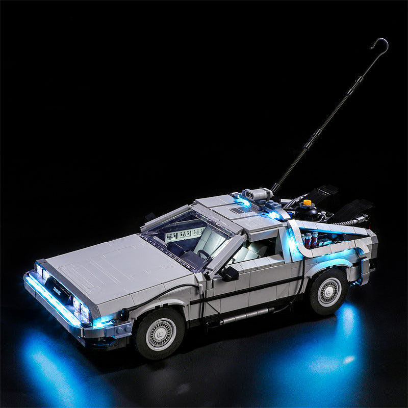 Set de LED para la Máquina del Tiempo de Volver al Futuro Compatible con LEGO