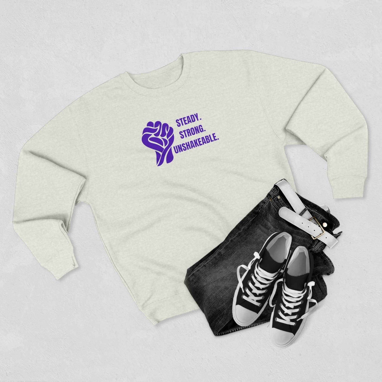 Constante. Fuerte. Inquebrantable. Sudadera de Concienciación sobre la Epilepsia