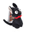 Livraison à domicile de la sorcière : Poupée pendentif en peluche petit chat noir