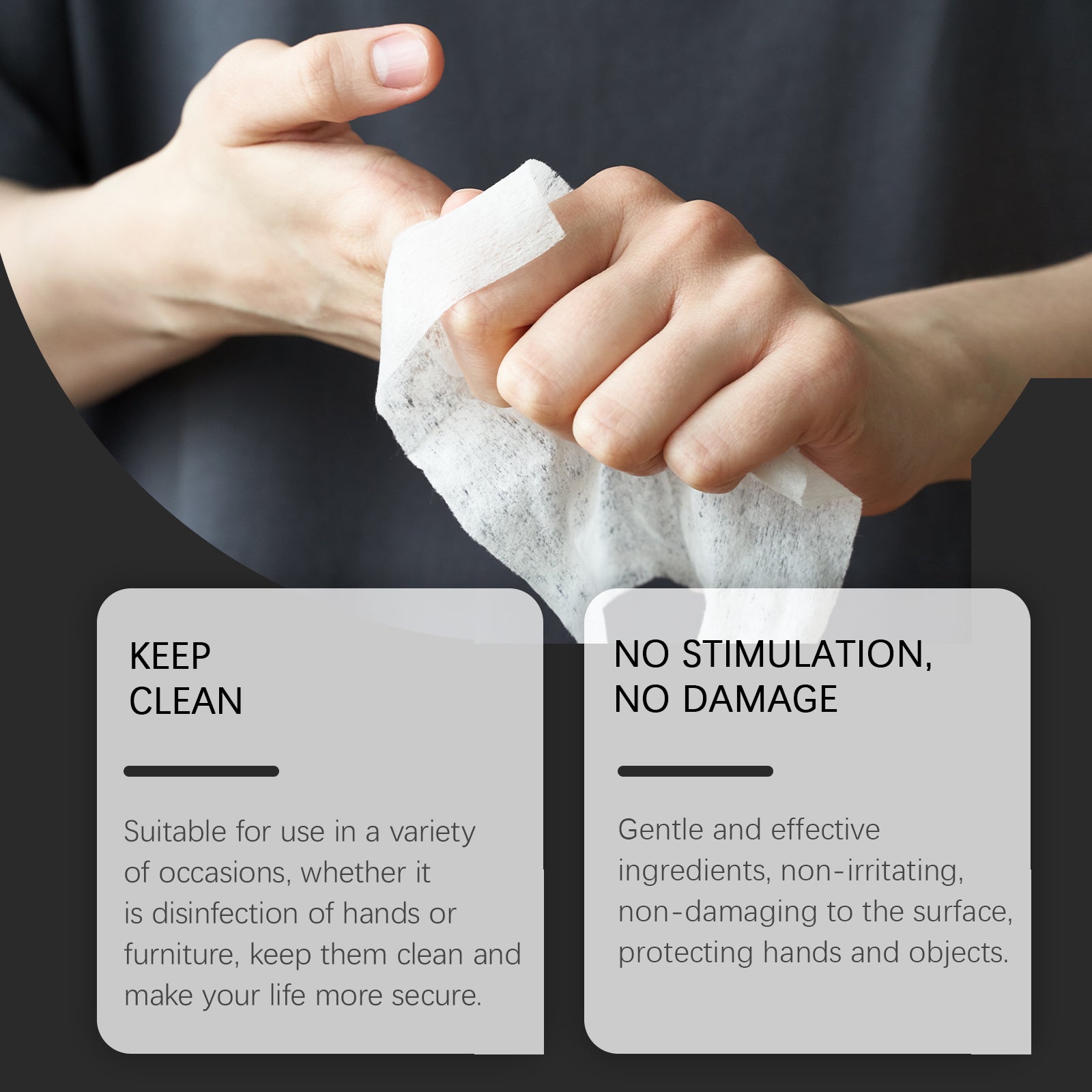 Press Cleaning Wipes Household Multi-Purpose Cleaning Daily Easy-To-Carry Decontamination Cleaning Wipes - Korvel