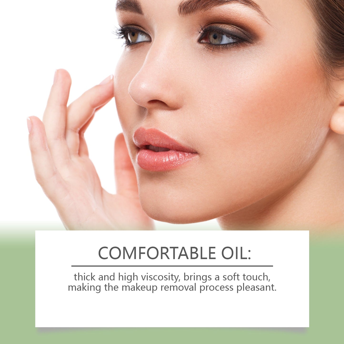 Green Tea Makeup Remover Oil Gently Removes Makeup For Face, Eyes And Lips With Refreshing And Non-Tight Makeup Remover Oil - Korvel