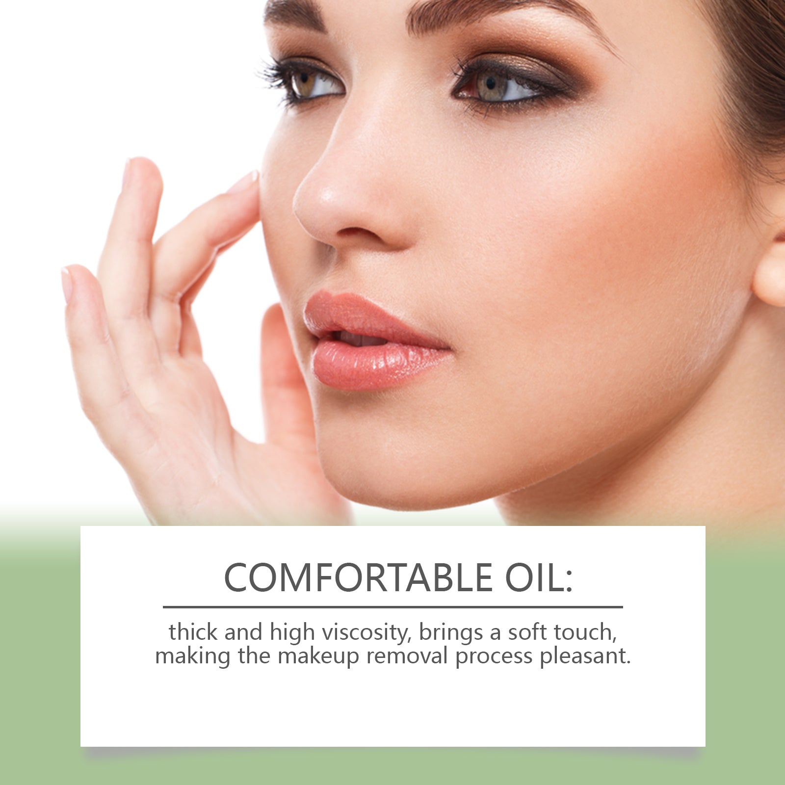 Green Tea Makeup Remover Oil Gently Removes Makeup For Face, Eyes And Lips With Refreshing And Non-Tight Makeup Remover Oil - Korvel