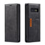 For Apple iPhone13 Calfskin Pattern External Card Simple Flip Phone Case Business Bracket - Korvel