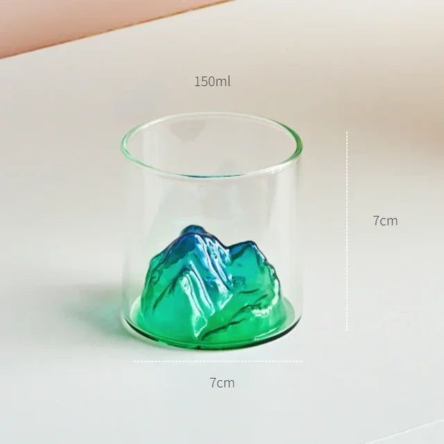 Tasse à café et à thé en verre borosilicate élégant