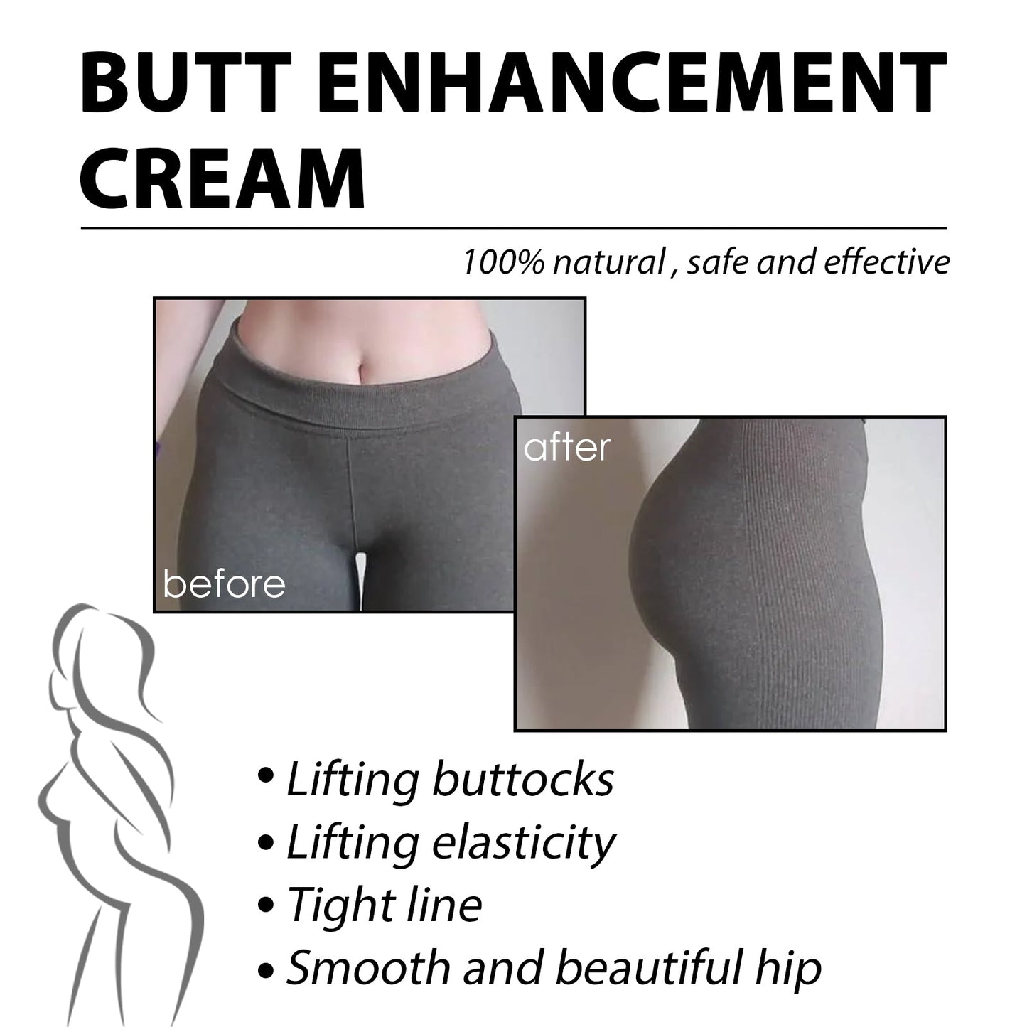 Butt Firming Cream, Moisturizing And Soothing Dry Skin, Firming Butt Skin And Buttock Beauty Cream - Korvel