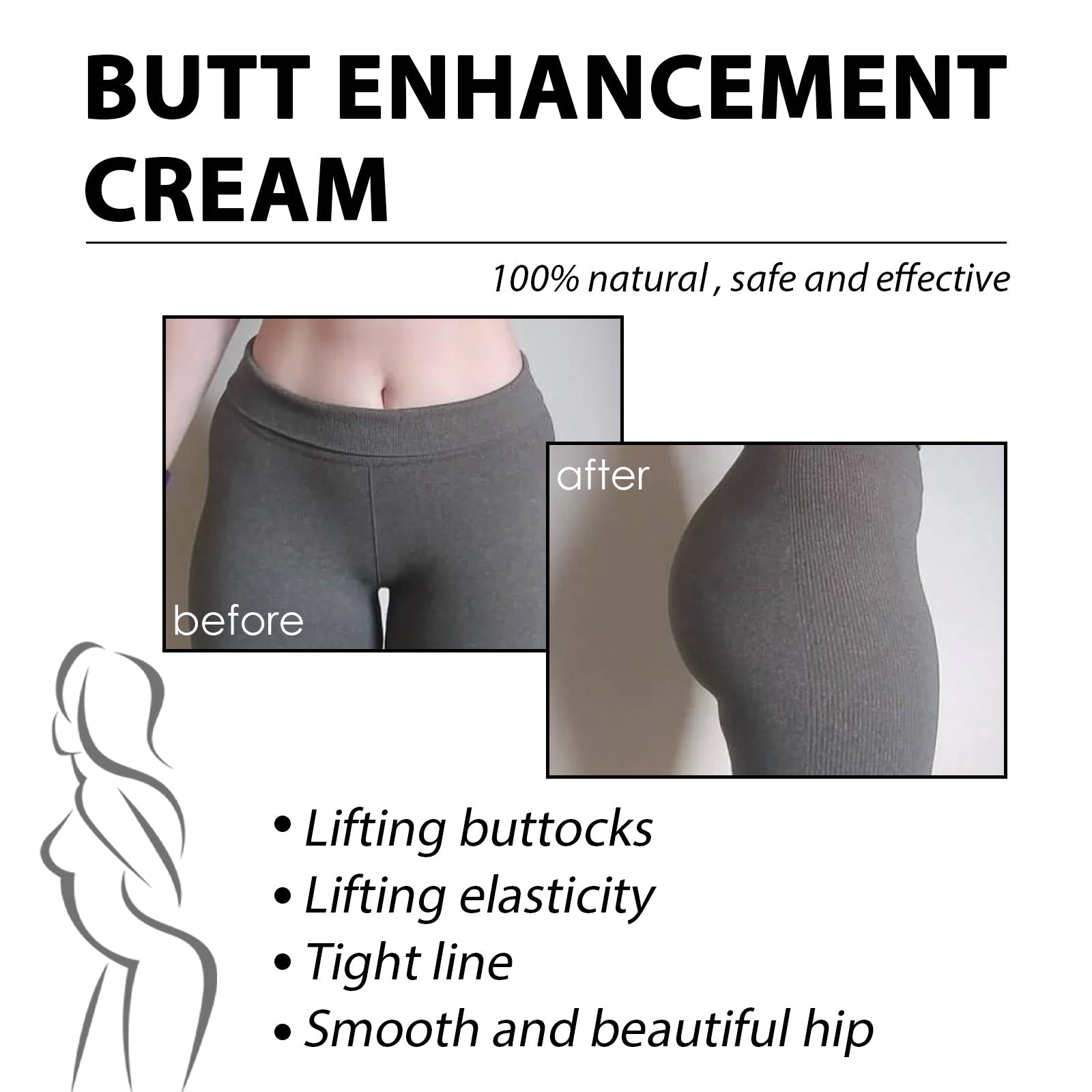 Butt Firming Cream, Moisturizing And Soothing Dry Skin, Firming Butt Skin And Buttock Beauty Cream - Korvel