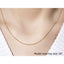 14k Yellow Gold Round Cable Link Chain - 1.3mm