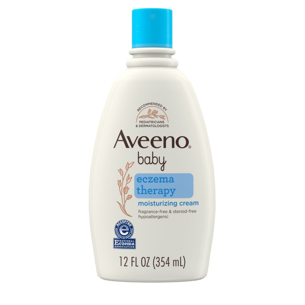 Crème hydratante Aveeno Baby Eczema Therapy - 12 Fl. Oz