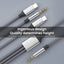 Câble audio premium trois-en-un pour appareils Apple Type-C et 3,5 mm