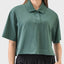 Half Button Short Sleeve Active T-Shirt - Korvel