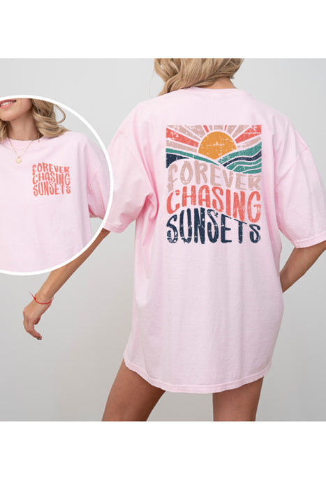 Chasing Sunsets Oversized Tee - Korvel