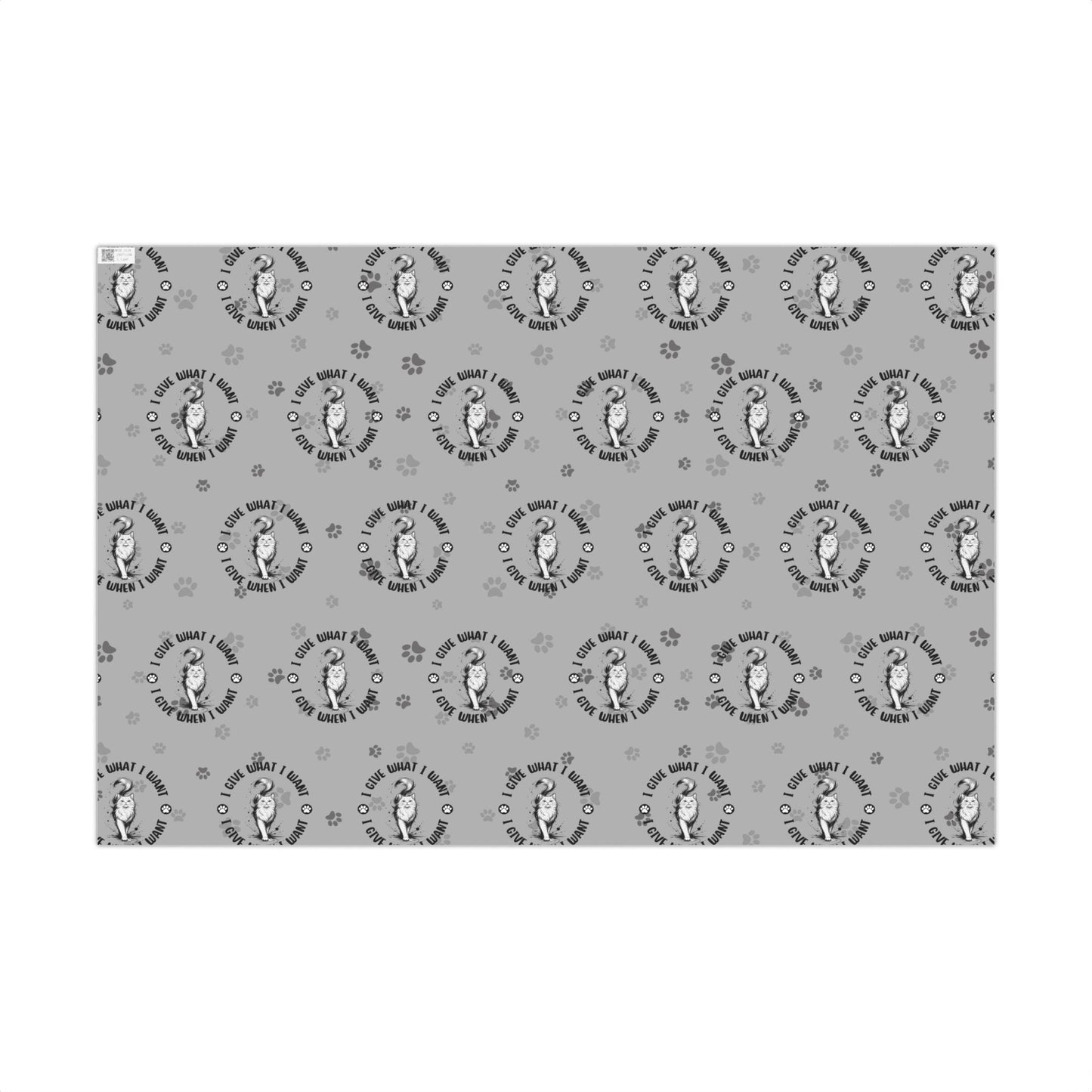 I Give What I Want – Cat Lover Gift Wrap