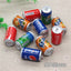 5pcs Mix Colors Cute 3D Plastic Imitation Drink Cans Miniature Food Art Supply DIY Decoration Charm Craft,23*40mm - Korvel