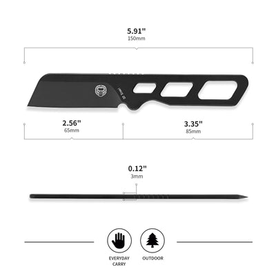 ULTIMATE SURVIVAL NECK KNIFE - "THE RAZOR BACK" - Korvel