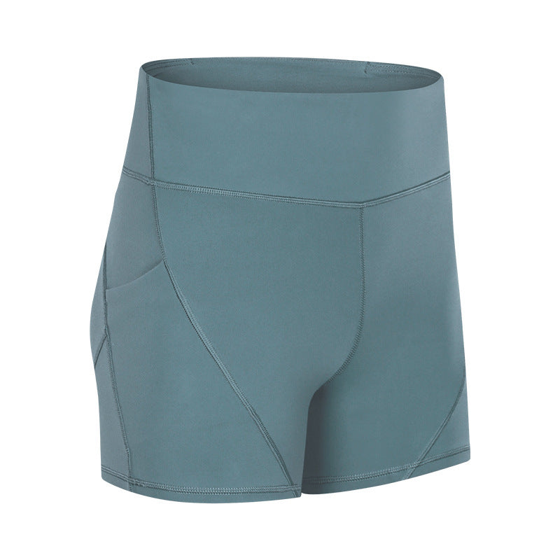 SHINBENE High Waisted Soft Cotton Feel Athletic Shorts