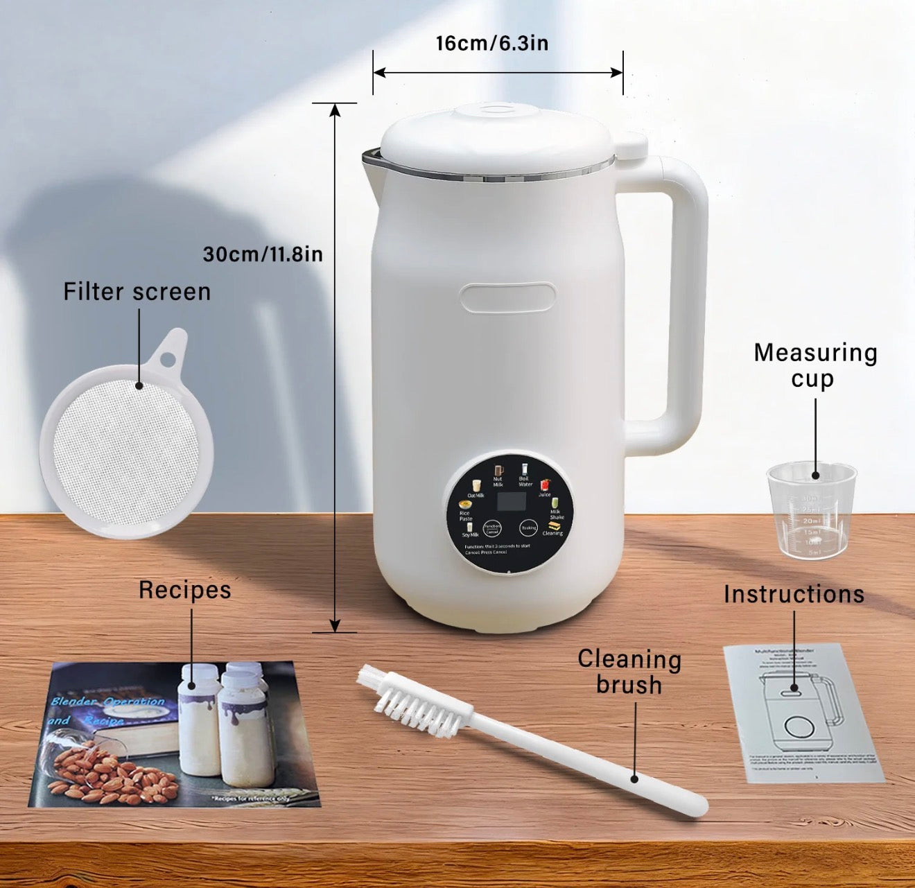 BlendFresh Nut Milk Machine - Premium Plant-Based Beverage Maker
