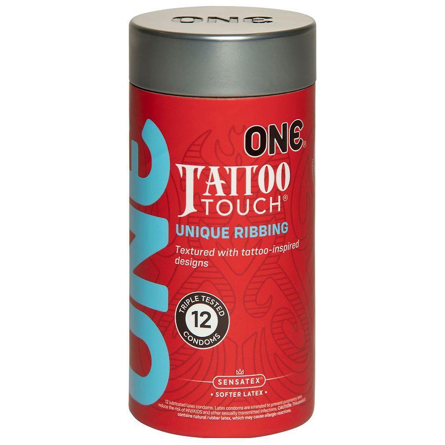Préservatifs Texturés One Touch Tattoo - Pack de 12
