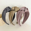 Bandeau en satin à large bord avec nœud tendance