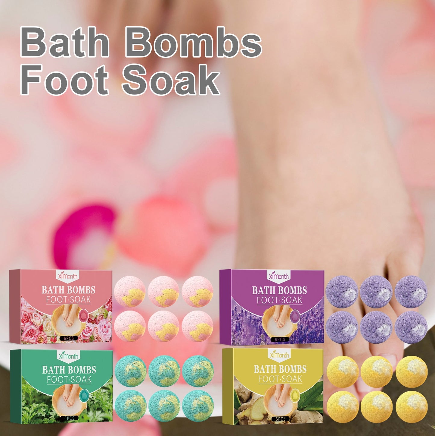 Foot Bath Ball, Moisturizing, Repairing, Anti-Cracking, Peeling, Cleaning, Relieving Physical Discomfort, Dispelling Cold And Dampness - Korvel