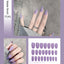 Premium Stiletto Press-On Nails with Glue - 24 Pieces