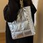 Bubble Texture Chain Handbag - Korvel