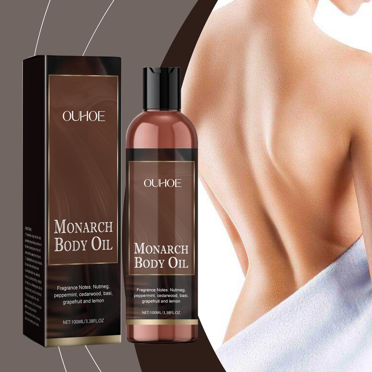 Body Moisturizing Oil, Hydrating And Moisturizing Body Care Moisturizing Skin Care Delicate Body Oil - Korvel