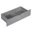 Full Size Wood Platform Bed with Storage Headboard - Gray