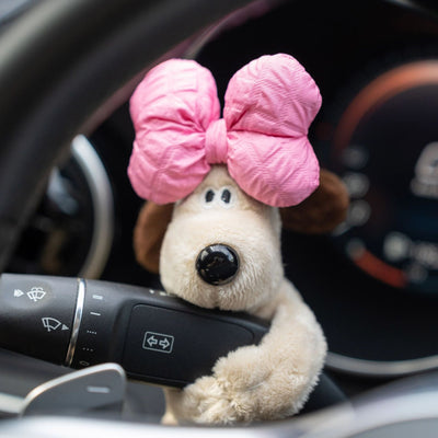 Adorable Adorno de Perro de Peluche para Decoración del Interior del Coche