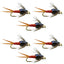 Vibrant Copper John Nymph Flies - 6 Pack for Ultimate Fishing Success - Size 14 - Korvel