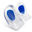 1pair Soft Silicone Gel Lnsoles Men Women TransparentRelieve Foot Pain Heel Lnsoles Foot Massager CareShoe Pad Foot Care Tool - Korvel