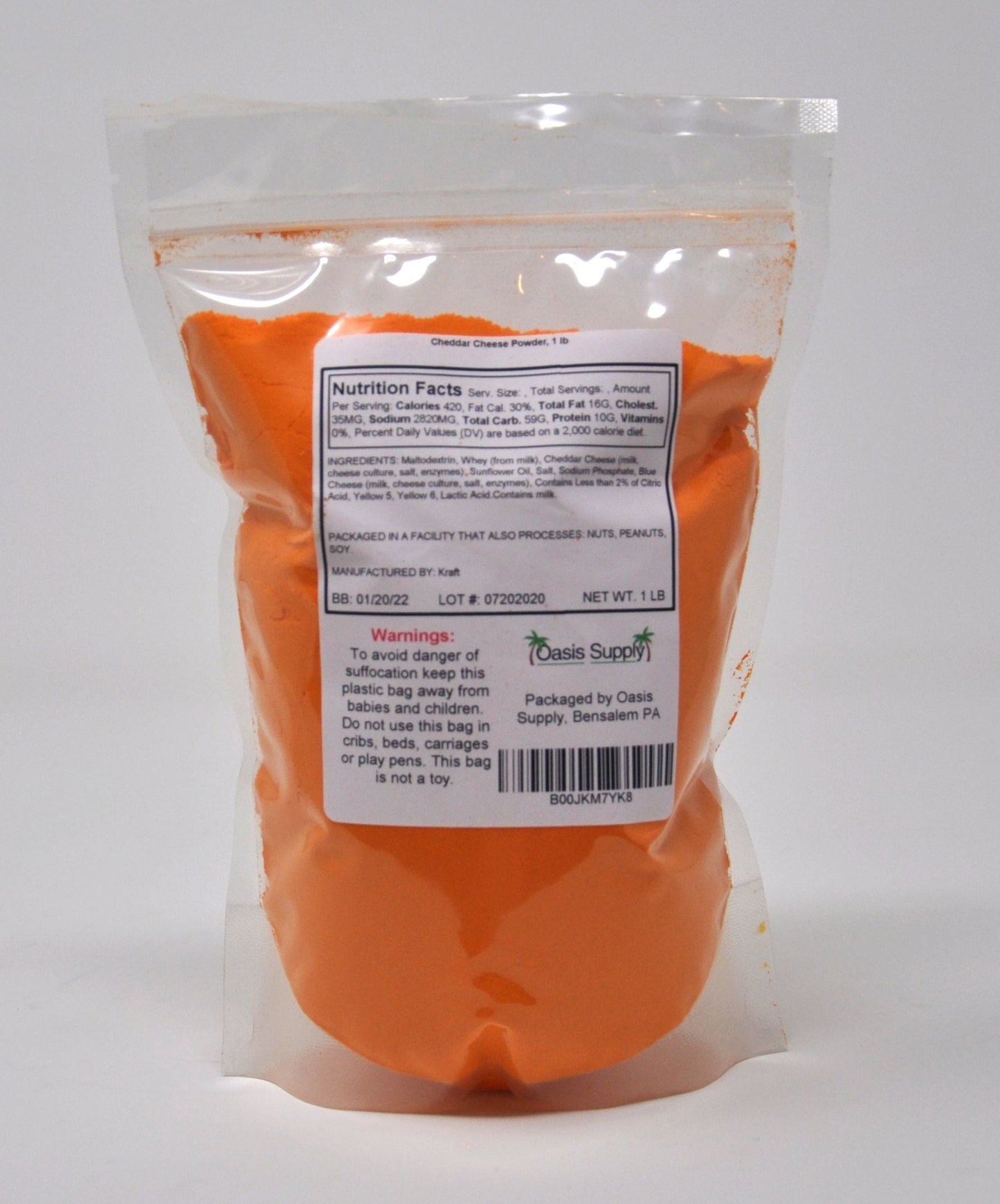 Poudre de fromage cheddar premium