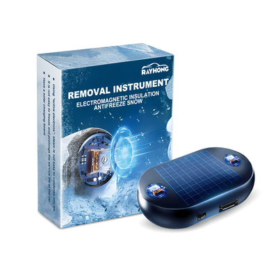 Portable Anti-Freeze Snow Removal Device for Windshields