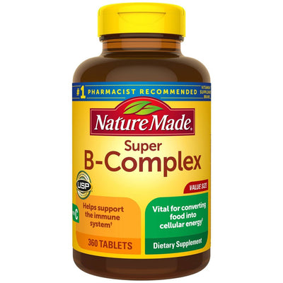 Nature Made Super B Complex Tablets - Essential Energy Support