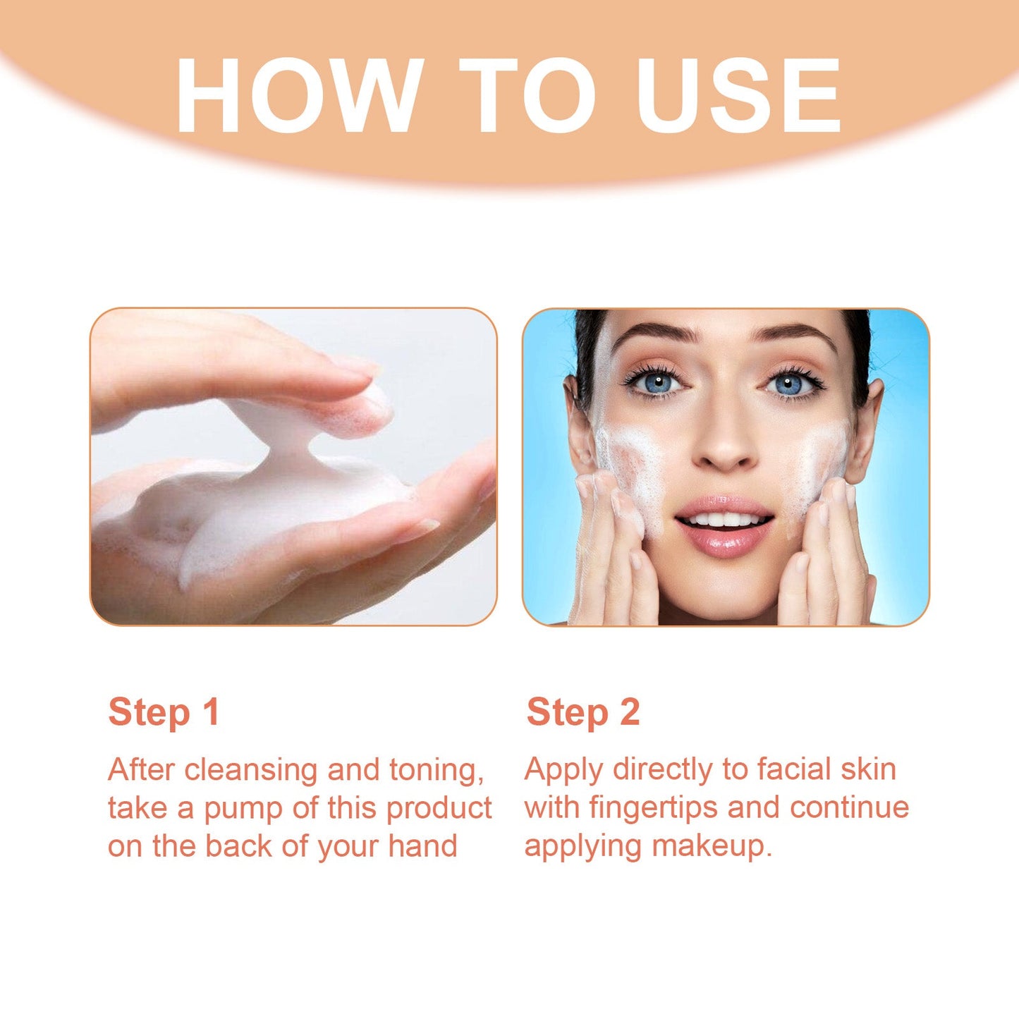 Pre-Makeup Mousse Toner, Hydrating And Moisturizing Facial Toner Firming And Softening Skin Care Foam Mousse - Korvel