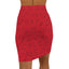 Iconic Silhouette Pencil Skirt — Political Parody Edition