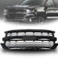 Front Bumper Upper Grille Grill Compatible with Chevrolet Silverado 1500 2016-2018 (Black) - Korvel