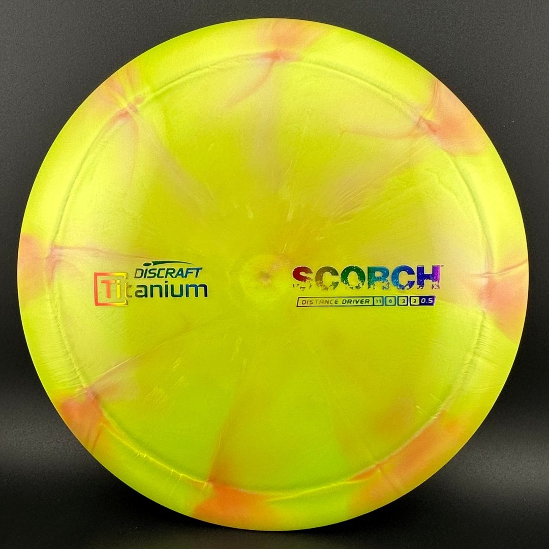 Titanium Swirl Scorch Disc Golf Driver