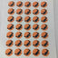 Décorations comestibles pour cupcakes d'Halloween (12 pièces) – Design citrouille