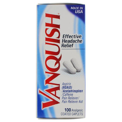 Vanquish Headache Relief Caplets - 100 Count