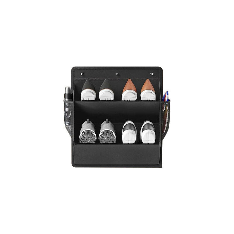 Adhesive RV Shoe Storage Over-Door Rack with Deep Pockets