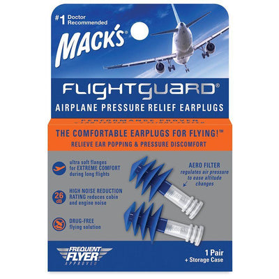 Mack's Flightguard Airplane Earplugs for Pressure Relief