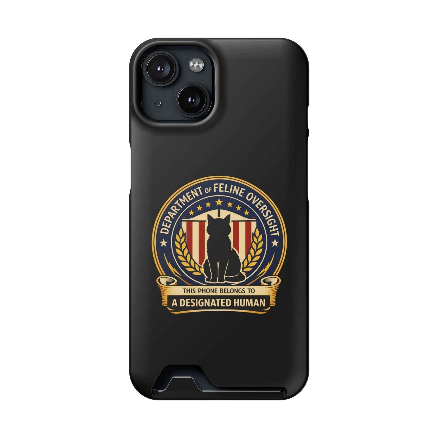 Department of Feline Oversight MagSafe iPhone Case - Designated Human Edition