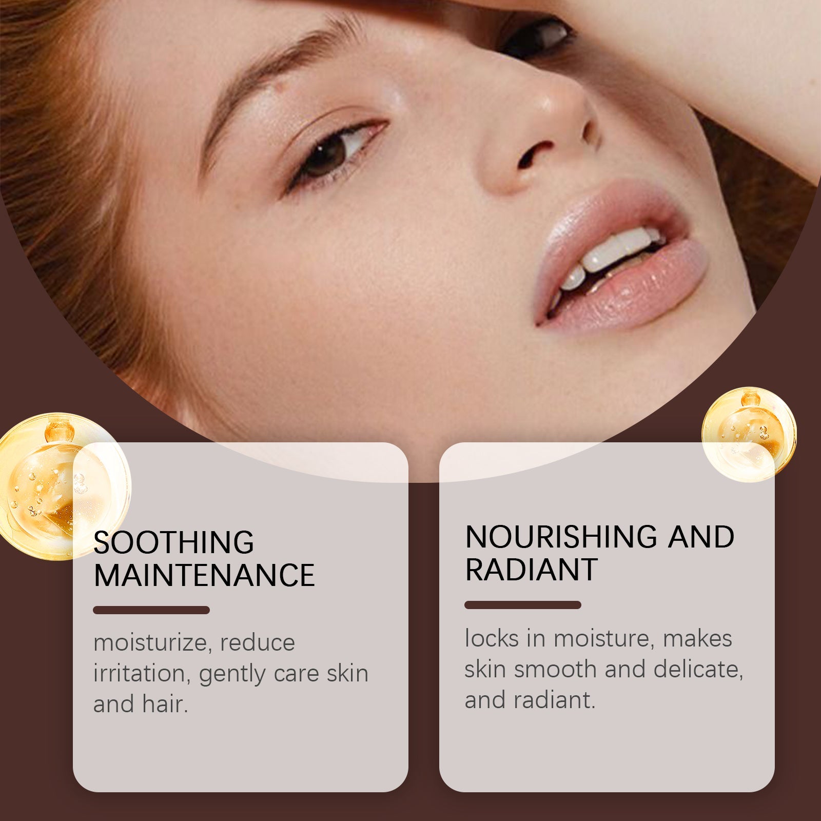 Organic Castor Oil Body Skin Nourishing Hydrating Brows Hair Hydrating Massage Oil - Korvel
