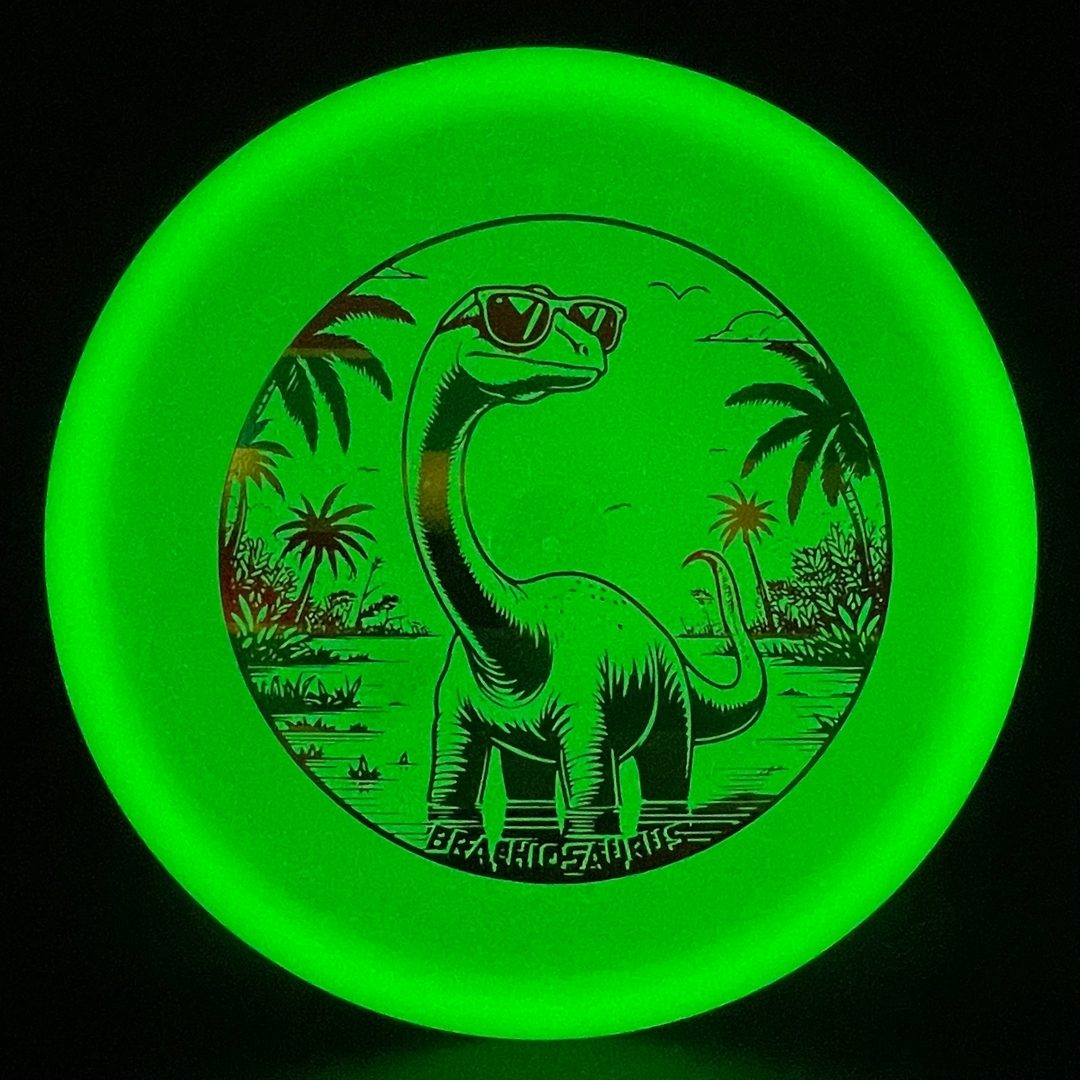 Glow Egg Shell Brachiosaurus - Édition Spéciale Disque de Disc Golf